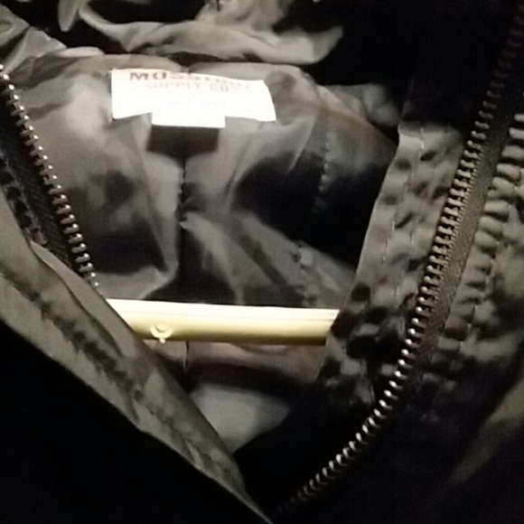 Dark gray zippered jacket with buttons - Picture 6 of 8